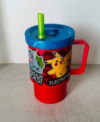 Verre gourde en plastique pour enfant Pokémon 300ml