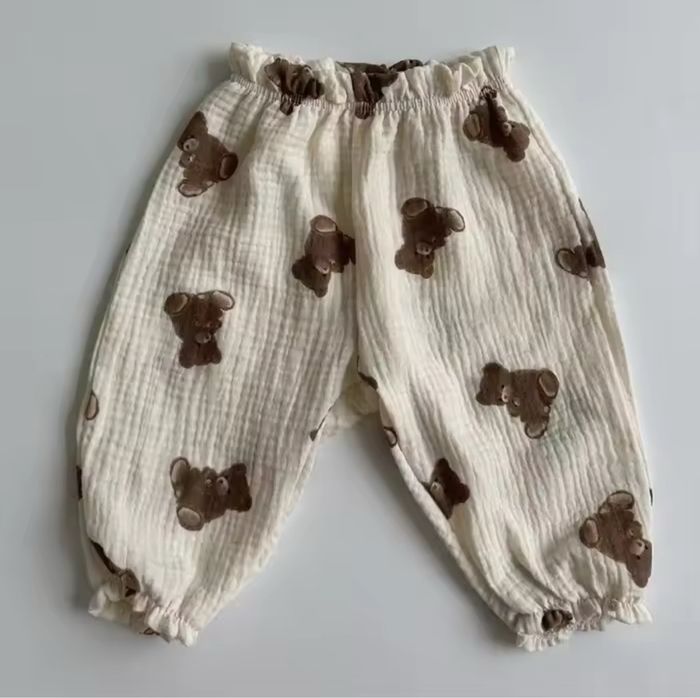 Pantalons en lin léger pour enfant - photo numéro 7