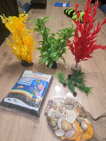 Lot pour aquarium neuf emballé