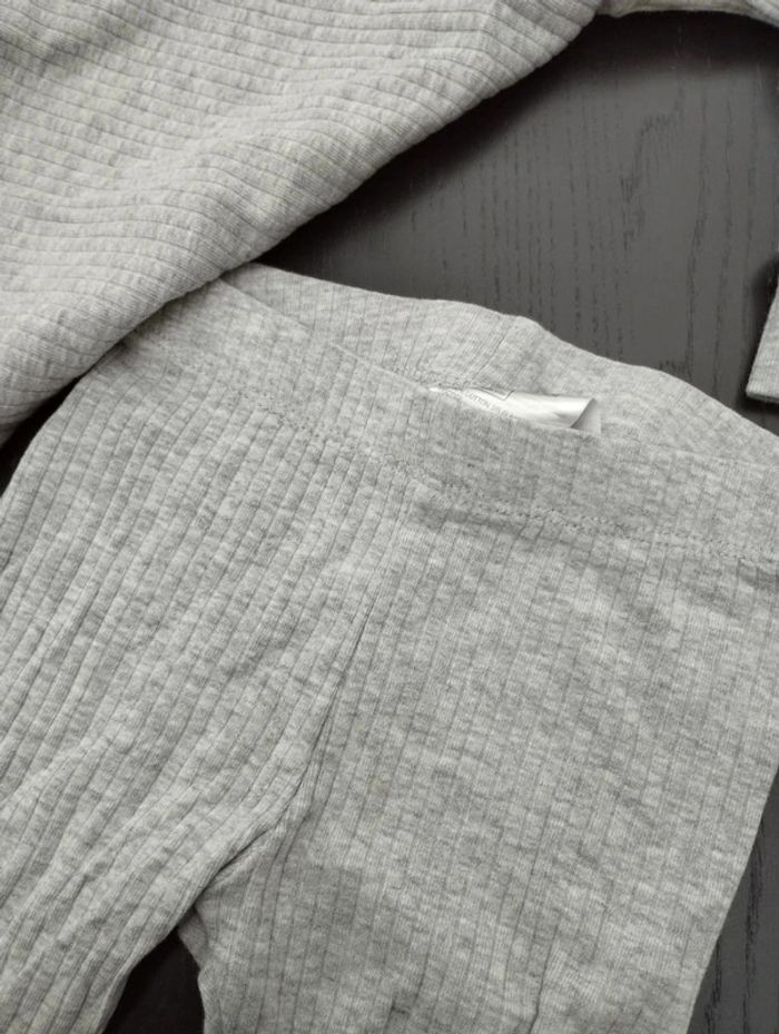 Ensemble léger / pyjama gris 6-9 mois - photo numéro 3