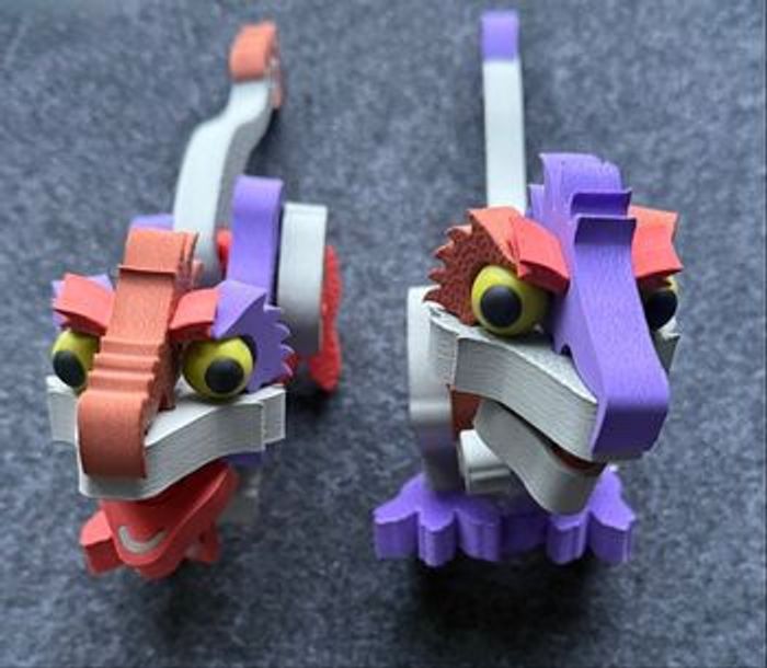 Jeu de construction en mousse 2 dinosaures bloco Dinosaurus - photo numéro 5