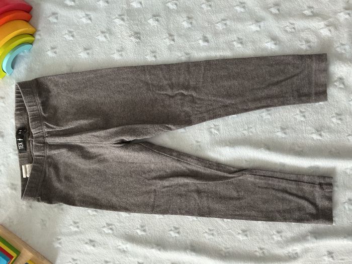 legging gris taille élastique 2/3 ans tex - photo numéro 4