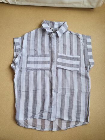 Chemise a rayures shein