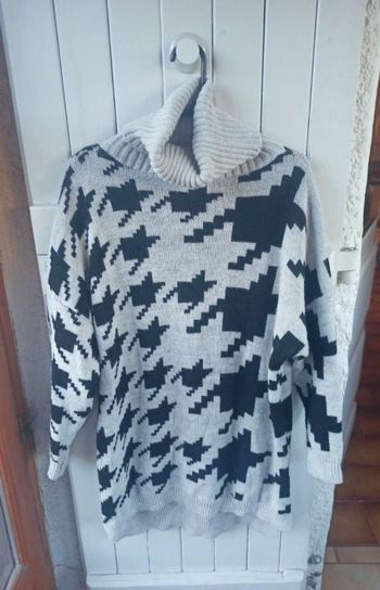 Robe pull col roulé taille unique