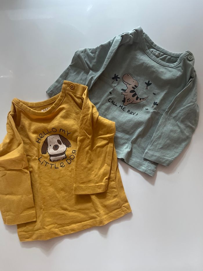 Lot de 2 t-shirt à manche longue