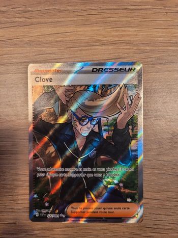 Vends carte pokemon clove 227/091 destinées de paldea