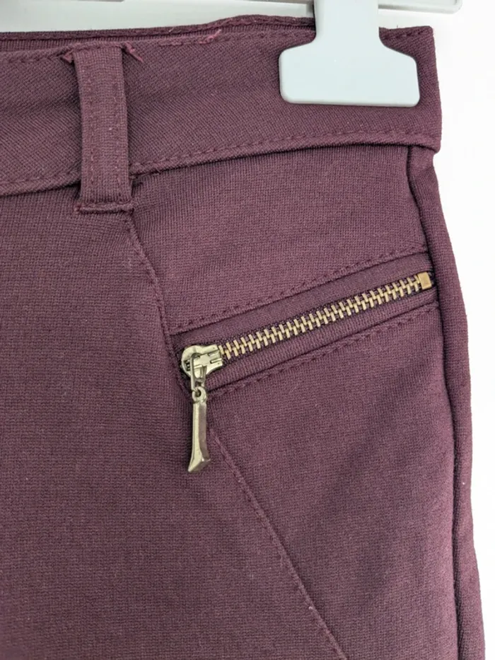 Pantalon skinny jegging violet prune promod taille 36 / taille 1 en très bon état - photo numéro 8