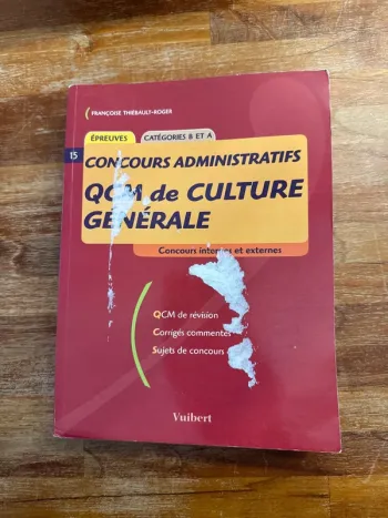 Livre concours administratif, QCM de culture générale
