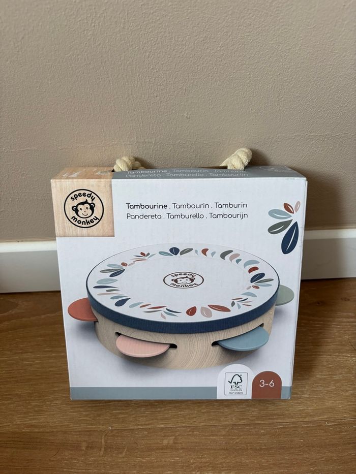 Tambourin en bois