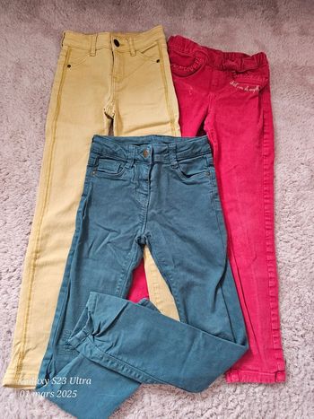 Lot de 3 jeans tape a l'œil 7 ans