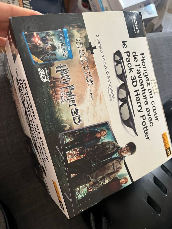 Coffret Blu-ray 3D Harry Potter + 2 lunettes 3D Sony – Neuf