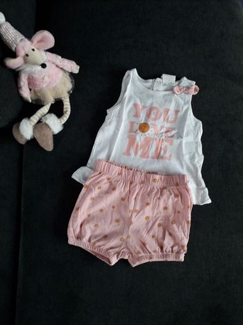 Ensemble short/Débardeur 12 mois