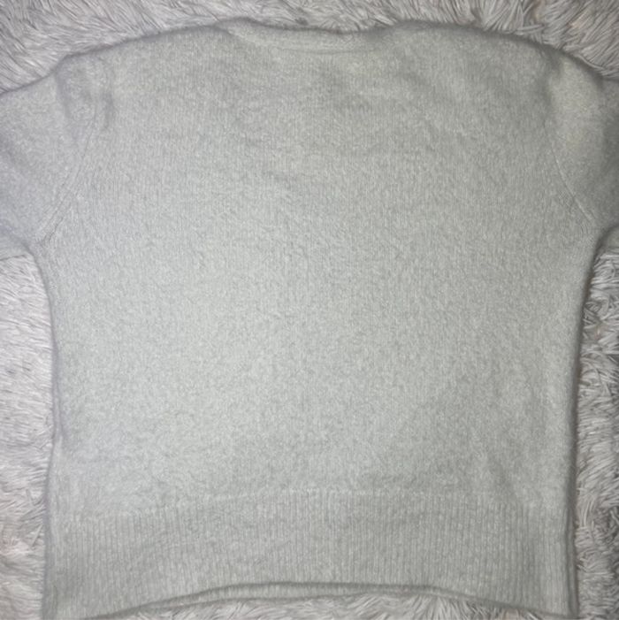 pull col V blanc - photo numéro 2