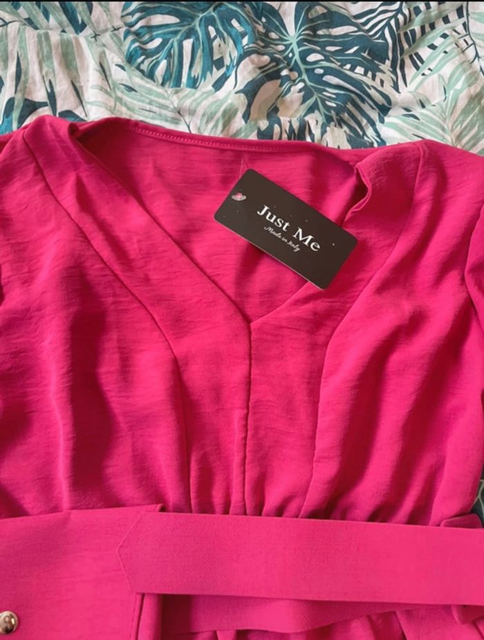 Robe rose avec sa pochette à la ceinture 36/38 - photo numéro 5
