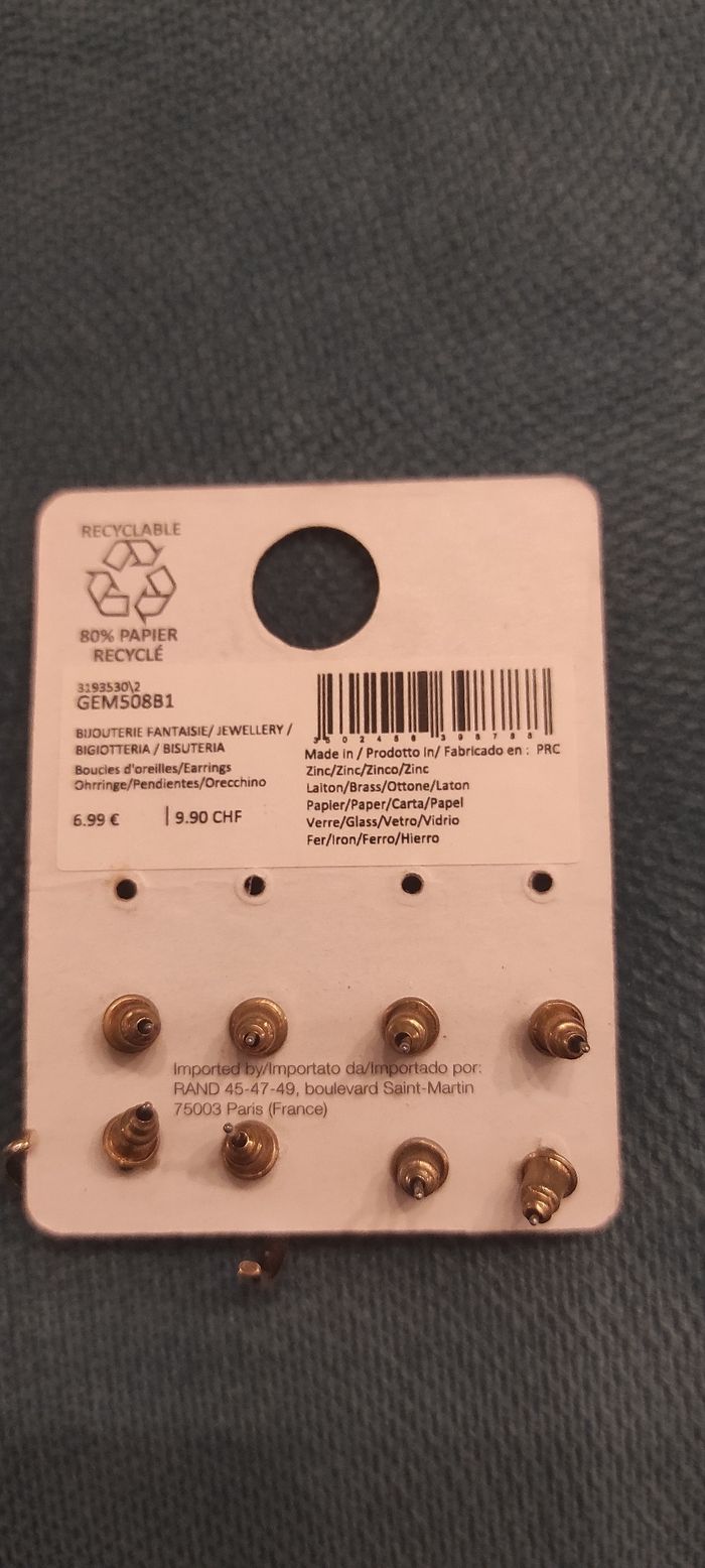 Boucles d'oreilles - photo numéro 2