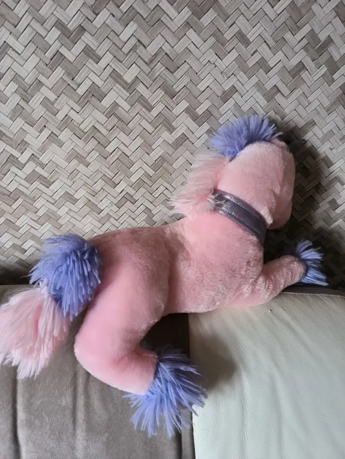 Peluche licorne rose longue 35cm Frimouzz - photo numéro 2