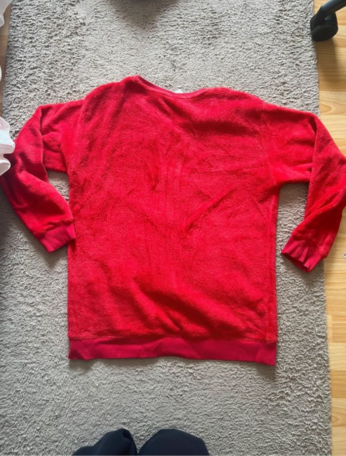 Sweat en polaire rouge - photo numéro 2