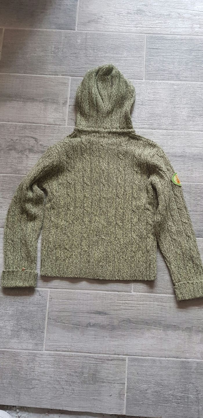 Gilet zippé torsadé - photo numéro 2