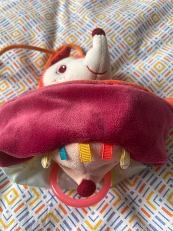 DOUDOU EVEIL RÉVERSIBLE RENARD HÉRISSON LILLIPUTIENS - photo numéro 3