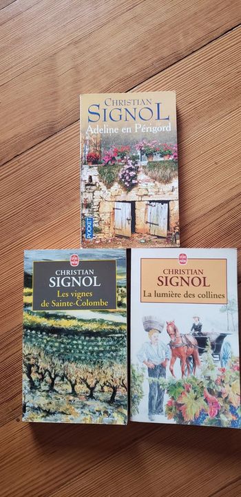 Lot 3 livres Christian Signol