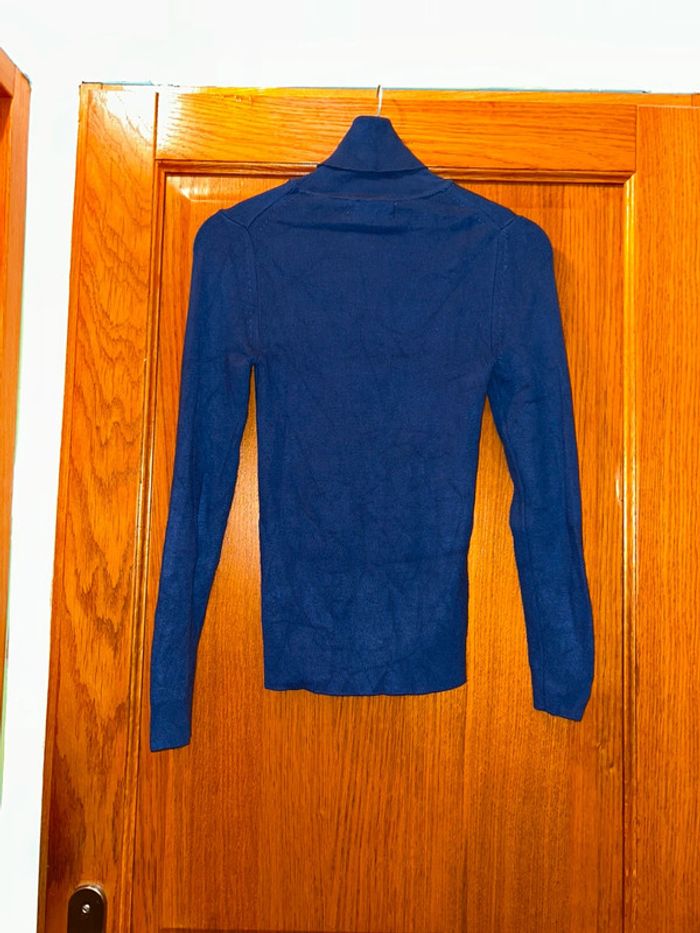 Col roulé bleu - photo numéro 3