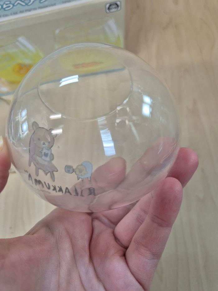 Set 2 verres Rilakkuma Style Yura Yura - photo numéro 7