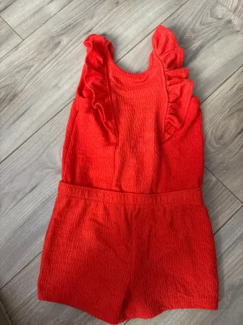 Combibshort rouge dos nue orchestra 6 ans