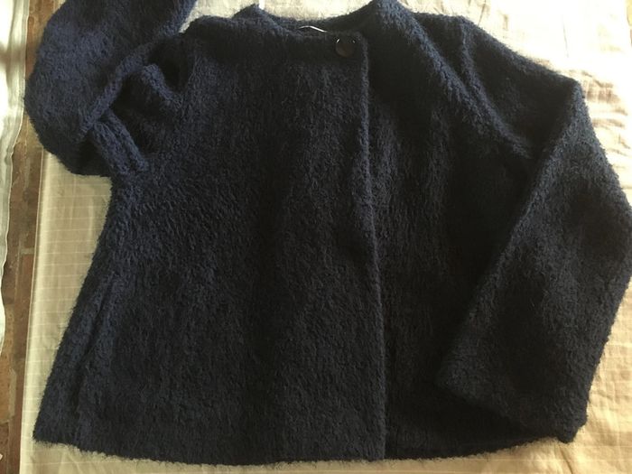 Manteau bleu marine taille L - photo numéro 2