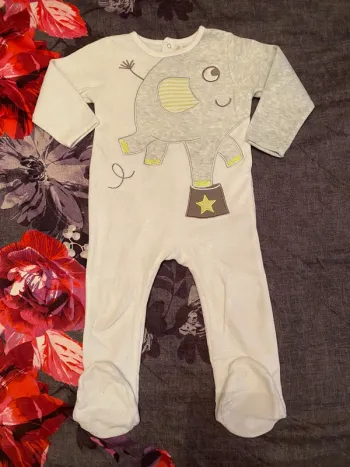 Pyjama velours bébé 18 mois