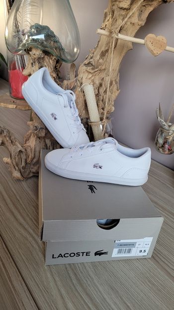 Basquettes lacoste pointure 28 neuves