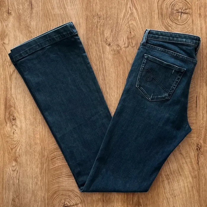 Jean/pantalon bleu évasé/flare/bootcut Emporio Armani, femme, taille W 29 (38 taille française) - photo numéro 2
