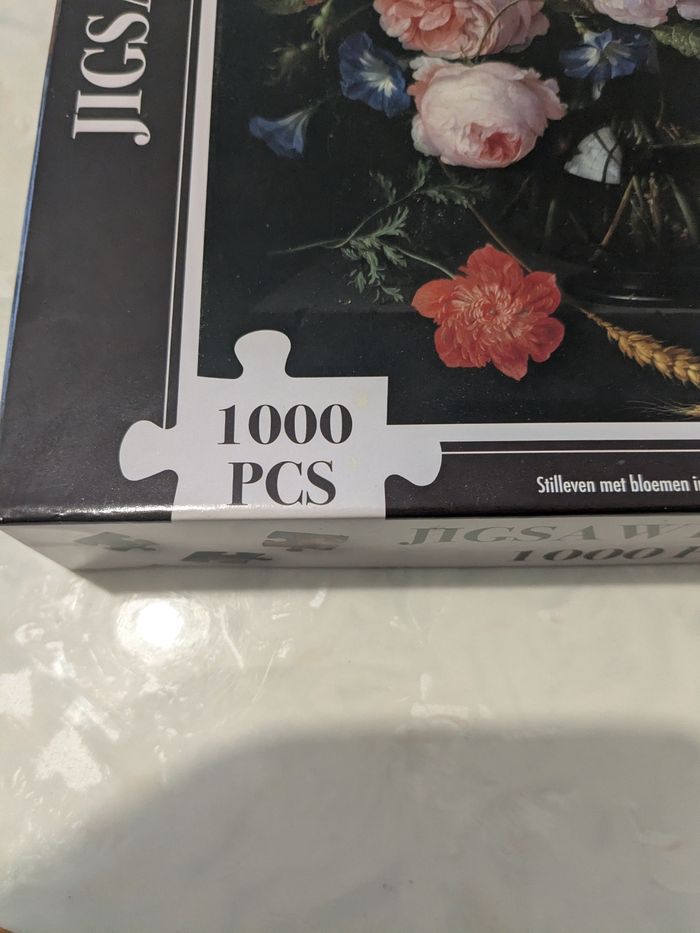 Magnifique puzzle nature morte bouquet de fleurs jigsaw. À partir de 7 ans. - photo numéro 4