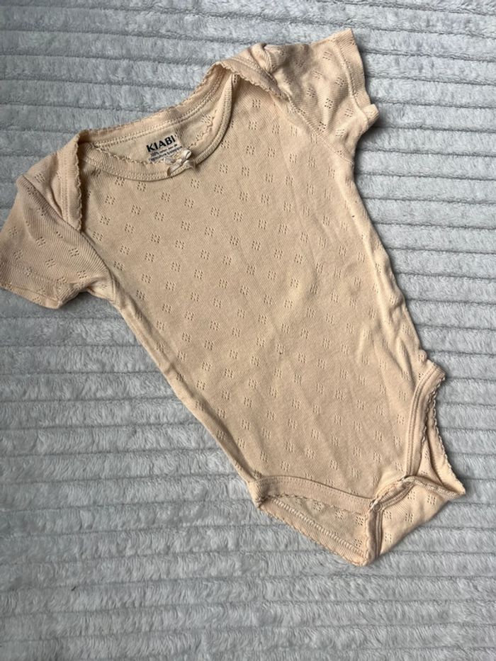 Lot de 2 bodys manches courtes Kiabi 3 mois - photo numéro 3