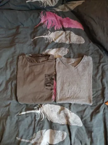 Lot 2 t-shirts 16 ans