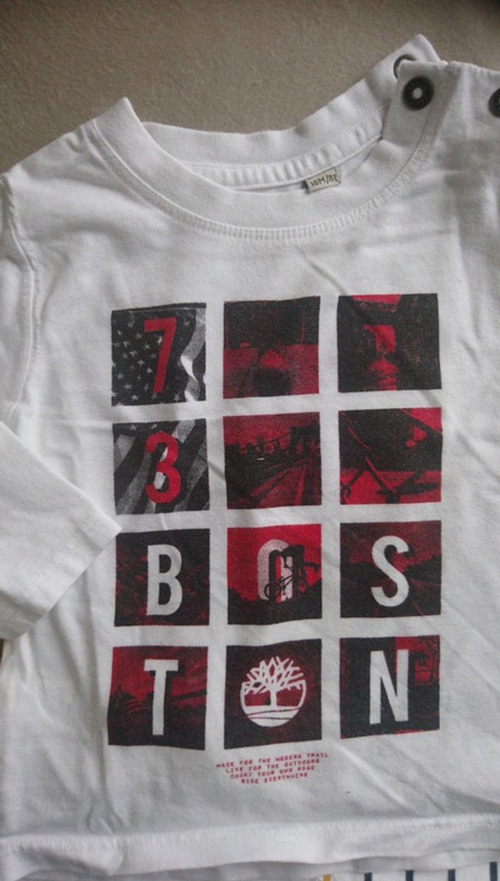 Lot de 3 tee-shirts 18mois - photo numéro 2