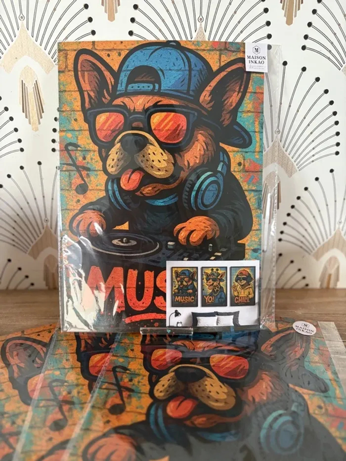 Affiches Music / Yo / Chill pour chambre enfant