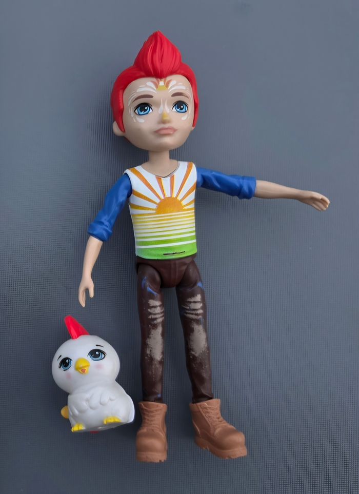Enchantimals : Poupée Redward Rooster et Cluck le coq - photo numéro 4
