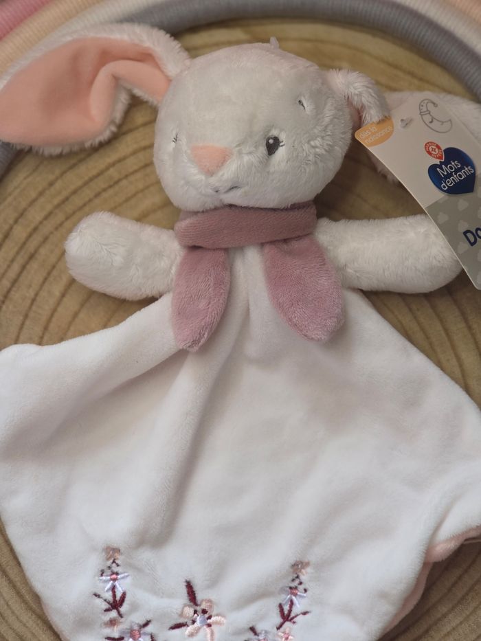 Doudou Lapin Mot d'enfant - photo numéro 2