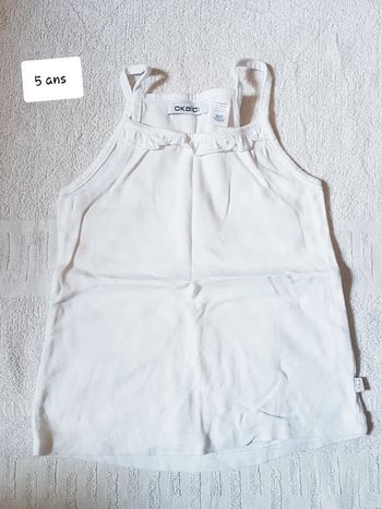 Débardeur okaidi 5 ans