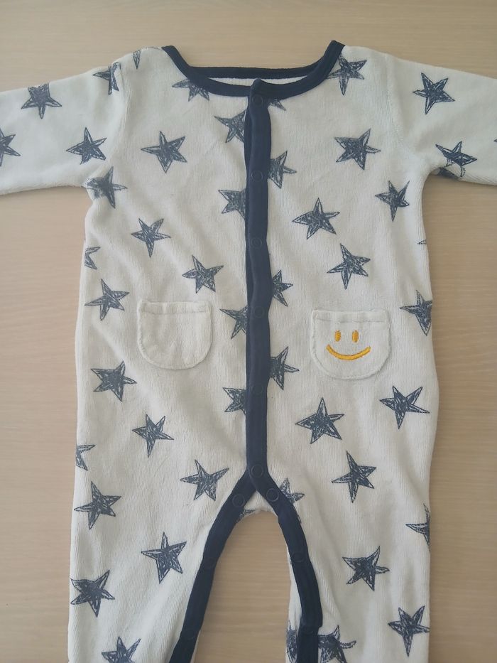 Pyjama garcon d hiver en coton taille 3 mois marque gemo - photo numéro 8