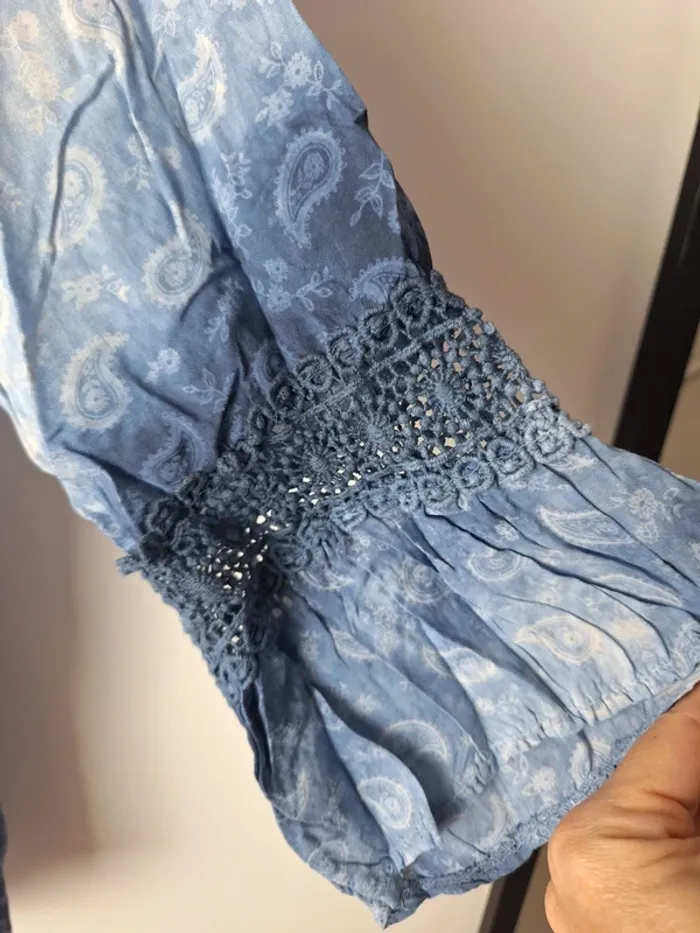 Blouse manche 3/4 légère taimle unique - photo numéro 3