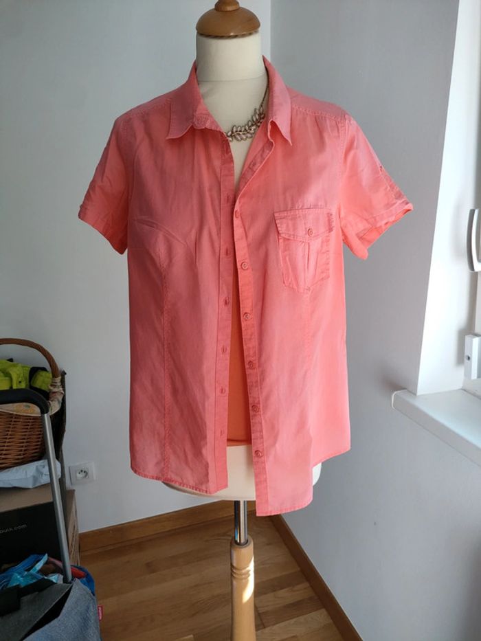 chemise camaïeu corail 38 40 - photo numéro 6