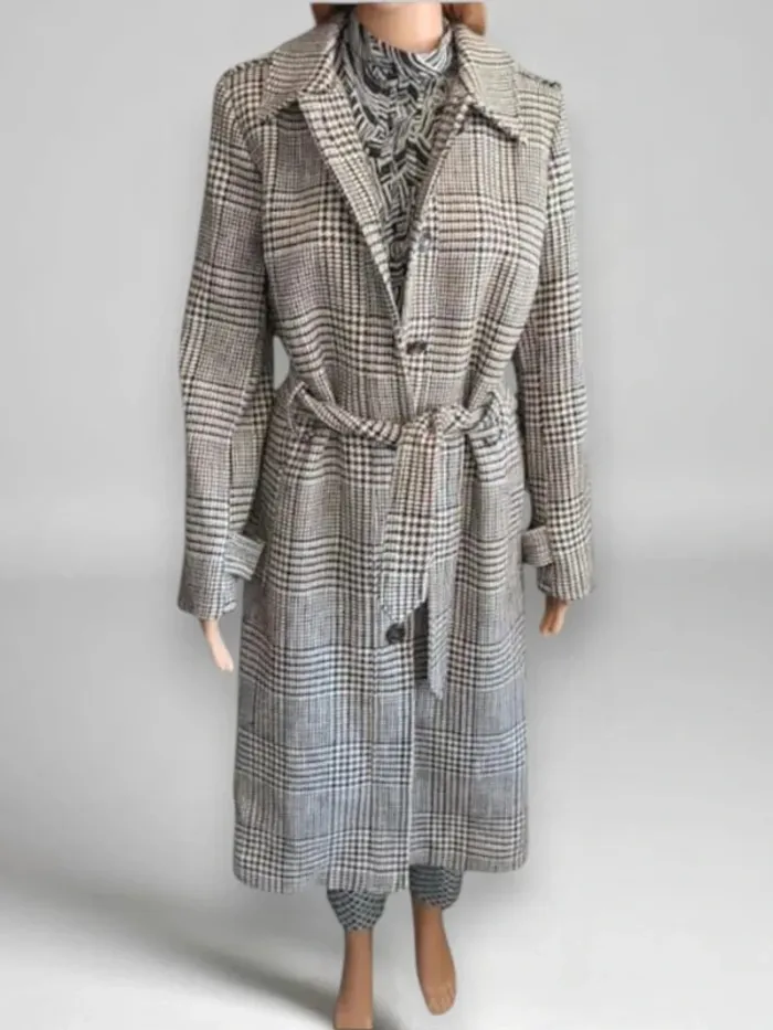Manteau trench ,La Petite Francaise (modéle marius) coton laine ,neuf - photo numéro 5