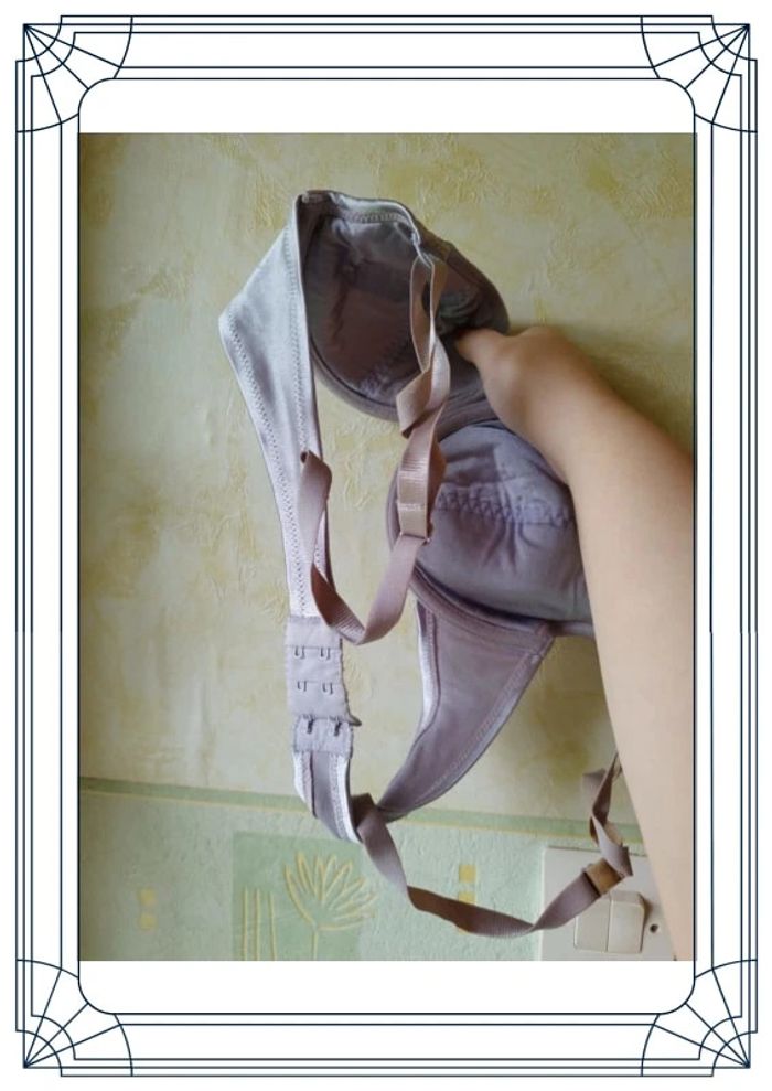 Soutien gorge couleur lila 85B vintage - photo numéro 11
