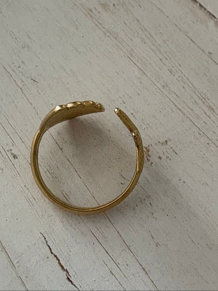 Bague dorée acier inoxydable - photo numéro 6