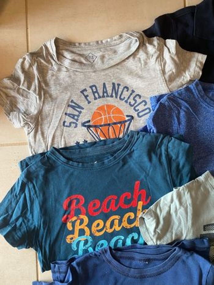 Lot de six t-shirt pour garçons - photo numéro 3