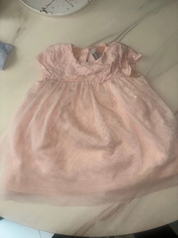 Robe taille 12 mois rose pailleté