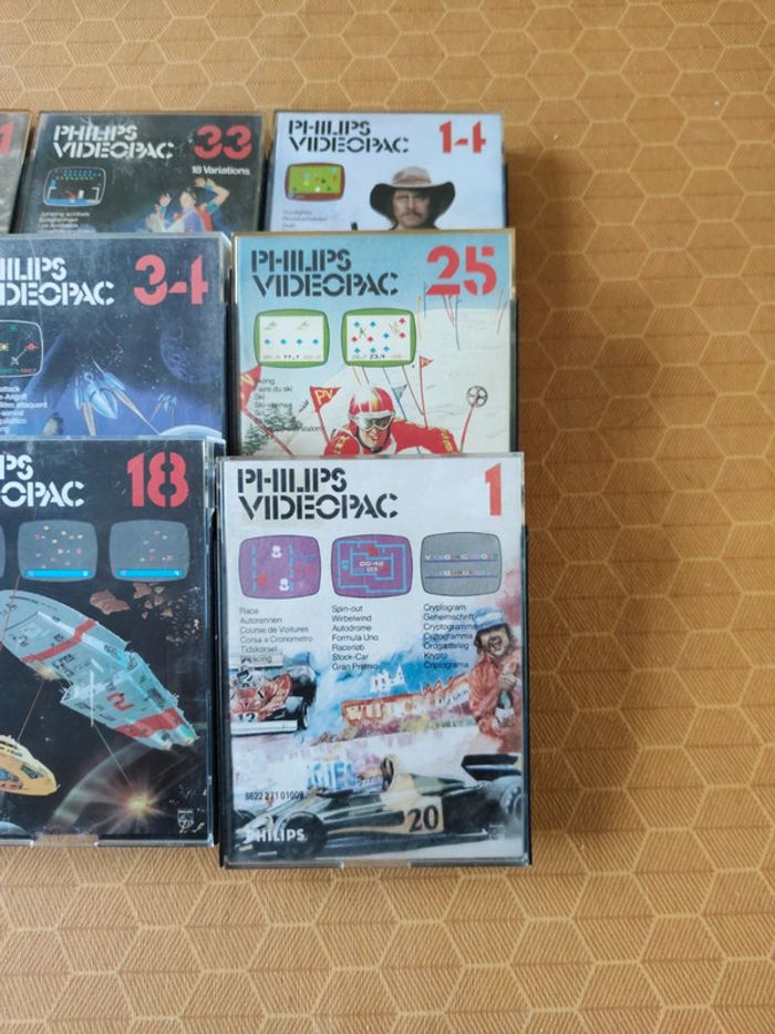 Lot de 9 jeux Videopac - photo numéro 3