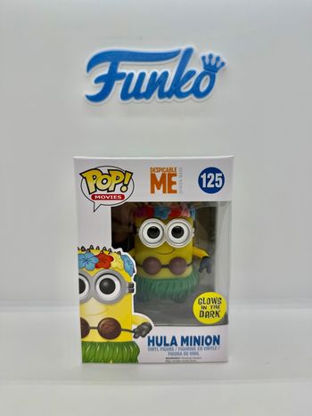 Funko Pop Despicable Me Hula Minion 125 Glows In The Dark