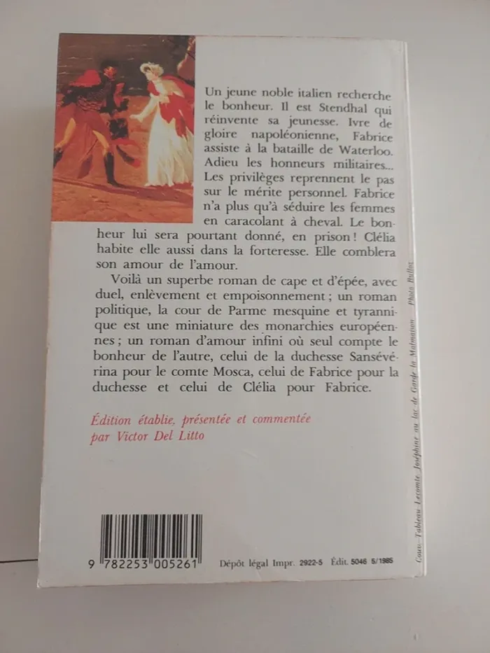 La Chartreuse de Parme Stendhal - photo numéro 2